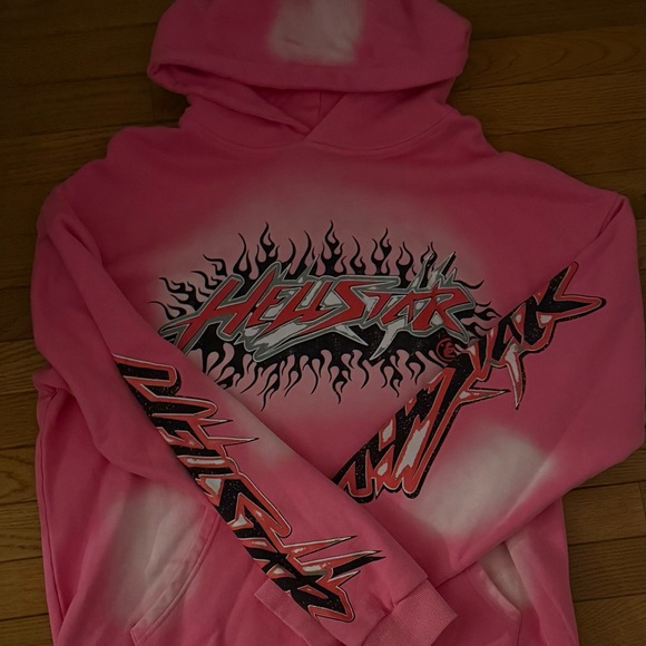 Pink “Hellstar” Hoodie - Picture 1 of 4